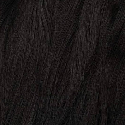100% Human Soft Natural Black Clip In Hair Extensions Set