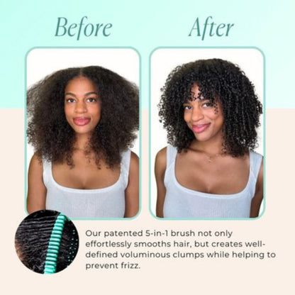 Bounce Curl Hair Brush for Curl Definition and Curl Enhancing