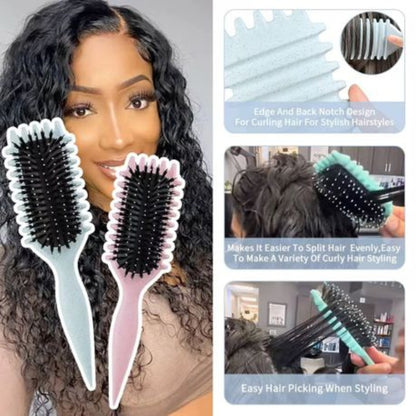 Bounce Curl Hair Brush for Curl Definition and Curl Enhancing