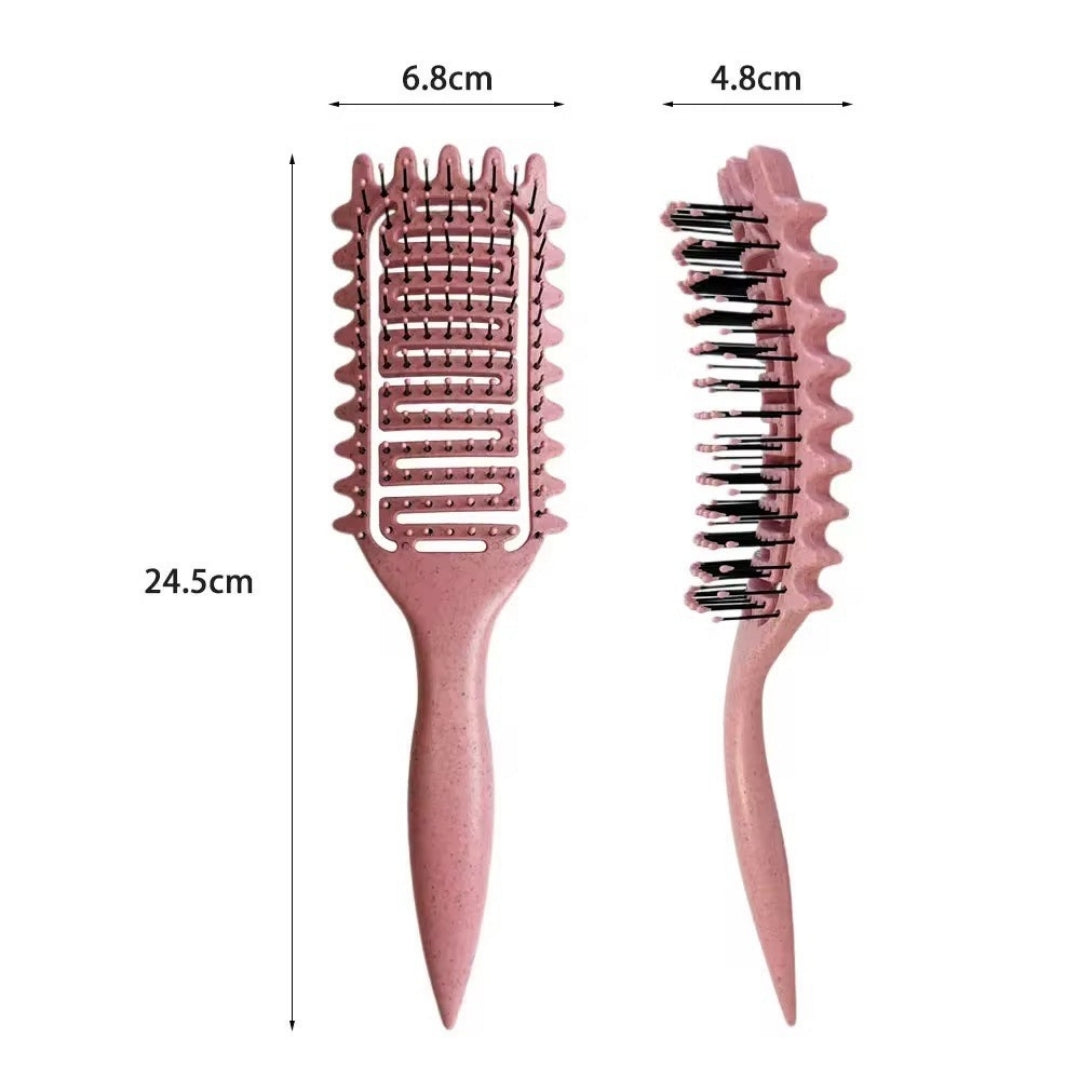 Pink Vented Curl Define Styling Brush