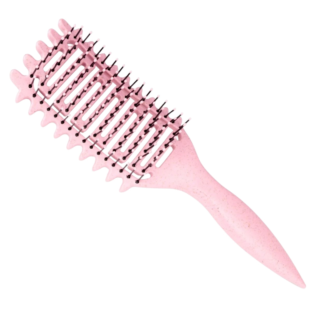 Pink Vented Curl Define Styling Brush